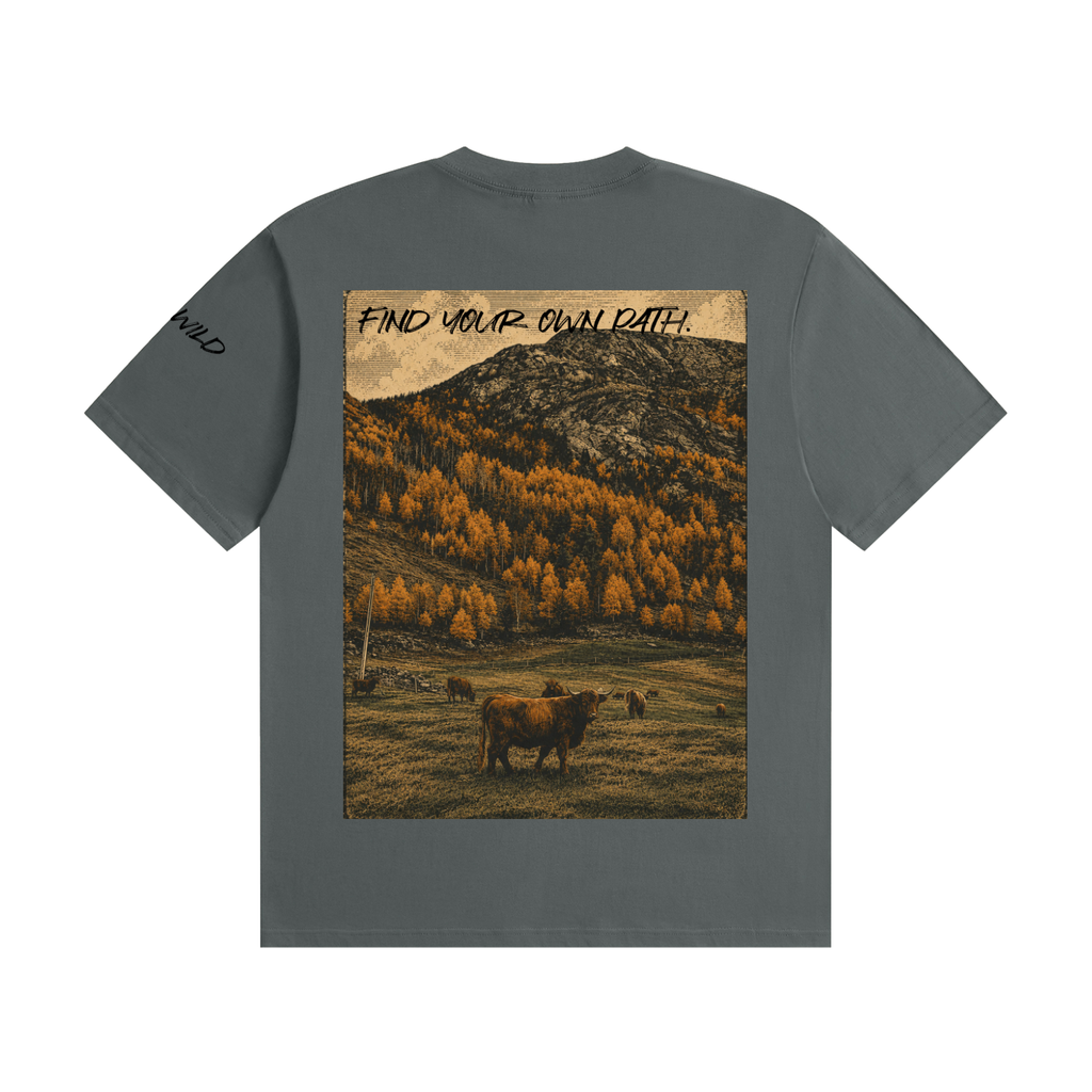 Cow Graphic Unisex Seamless Cotton T-Shirt