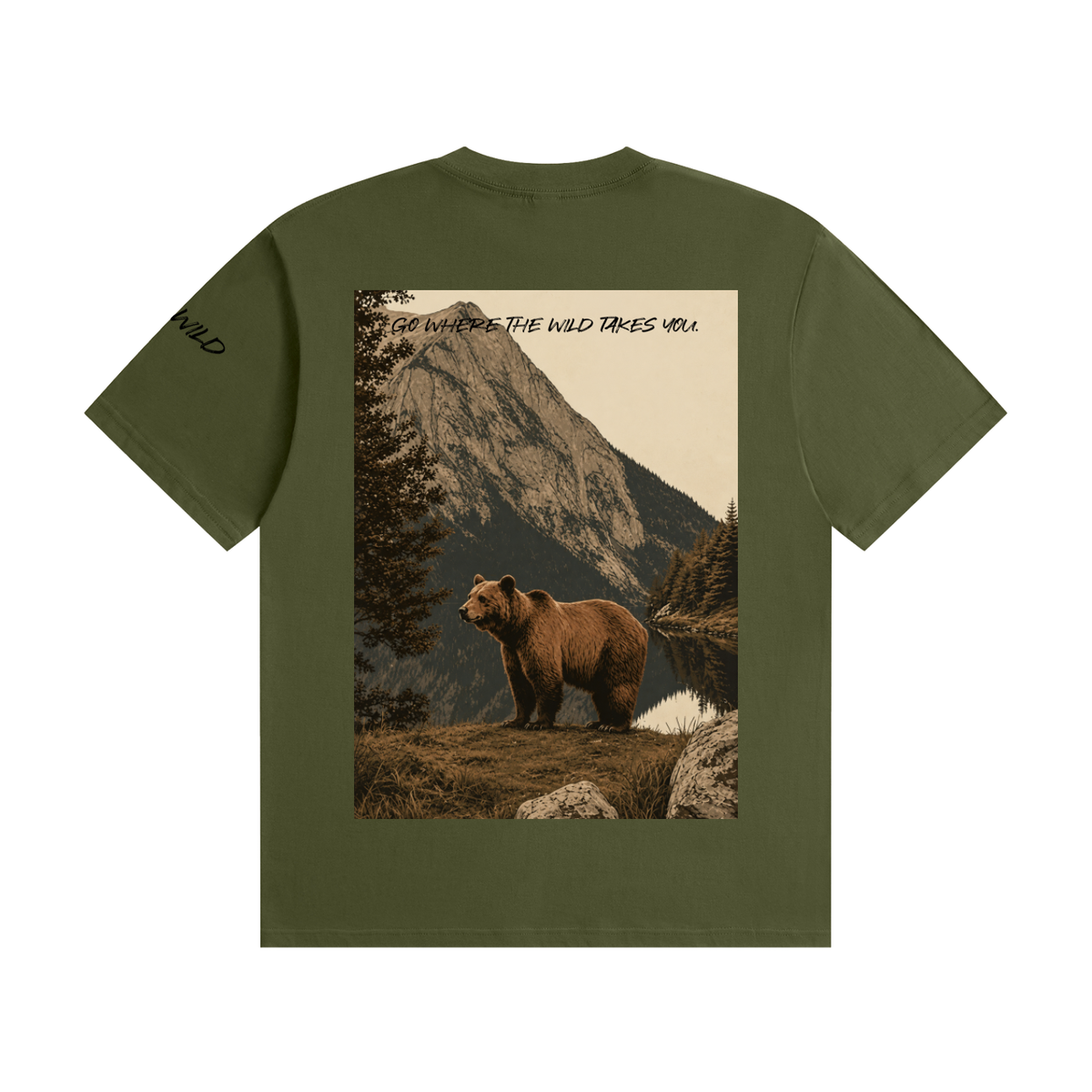 Bear Graphic Cotton T-Shirt