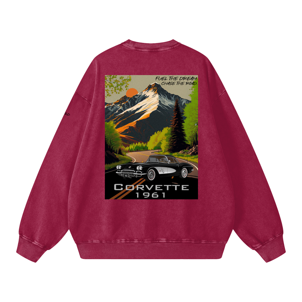 1961 Corvette Mountain Top Oversized Sweatshirt