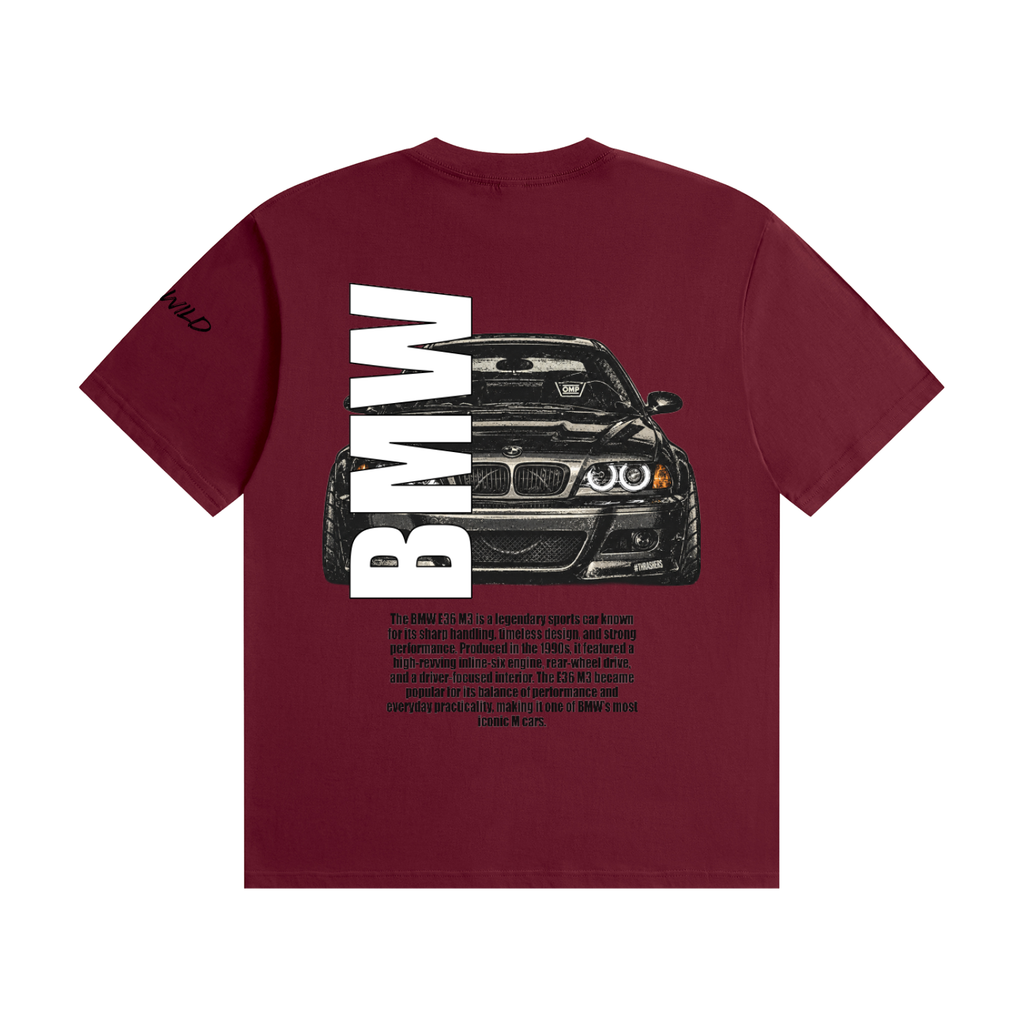 BMW E46 Mountain Top Unisex Seamless Cotton T-Shirt