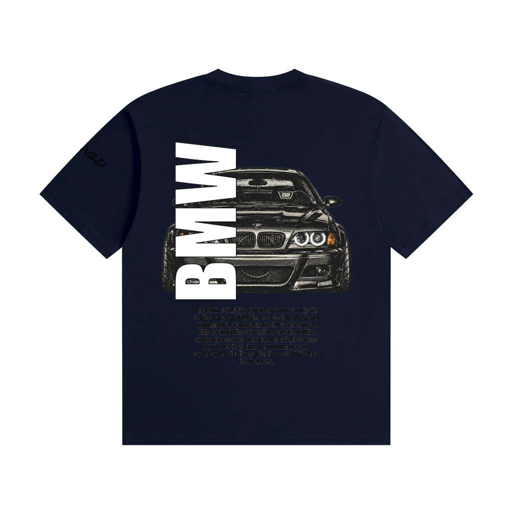 BMW E46 Mountain Top Unisex Seamless Cotton T-Shirt