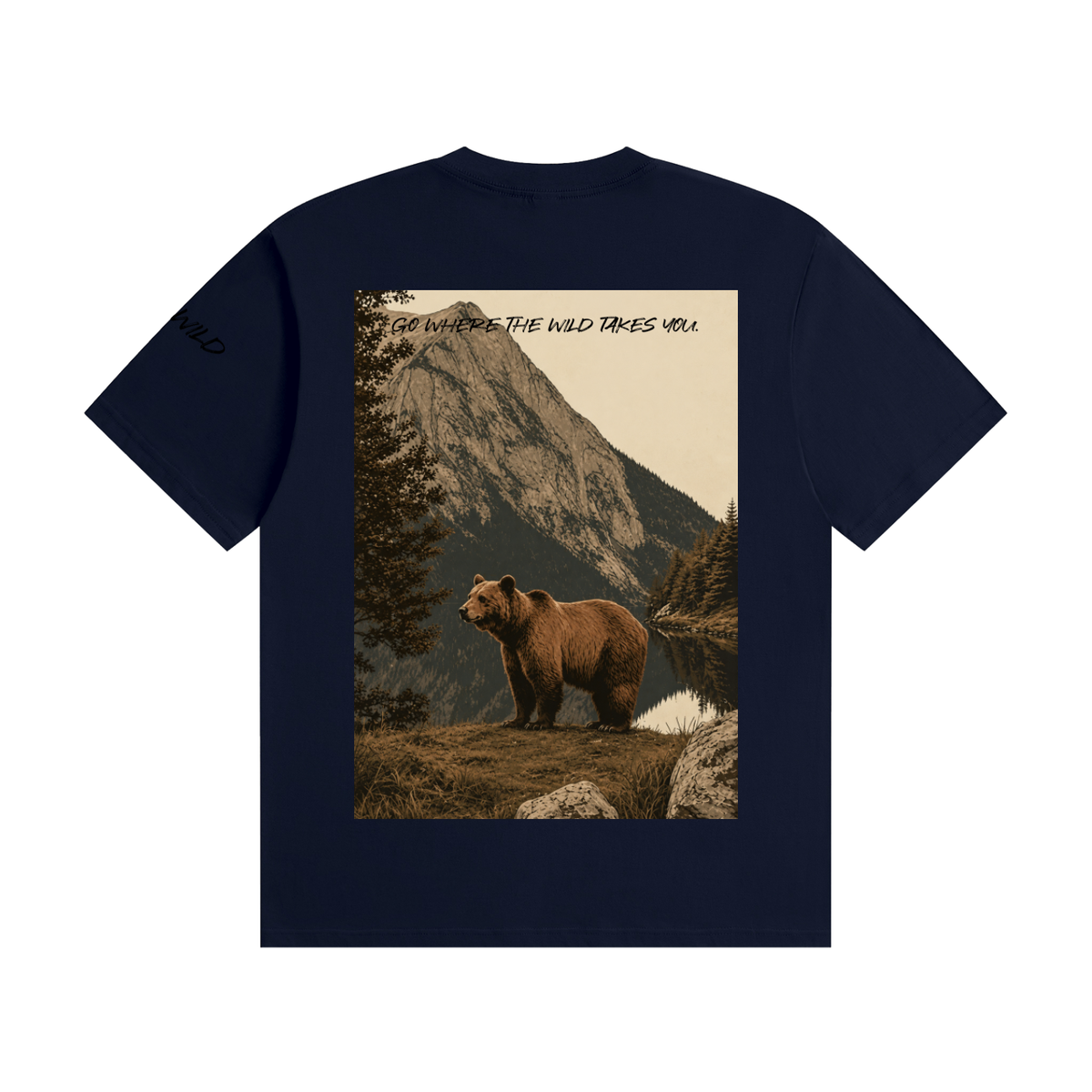 Bear Graphic Cotton T-Shirt