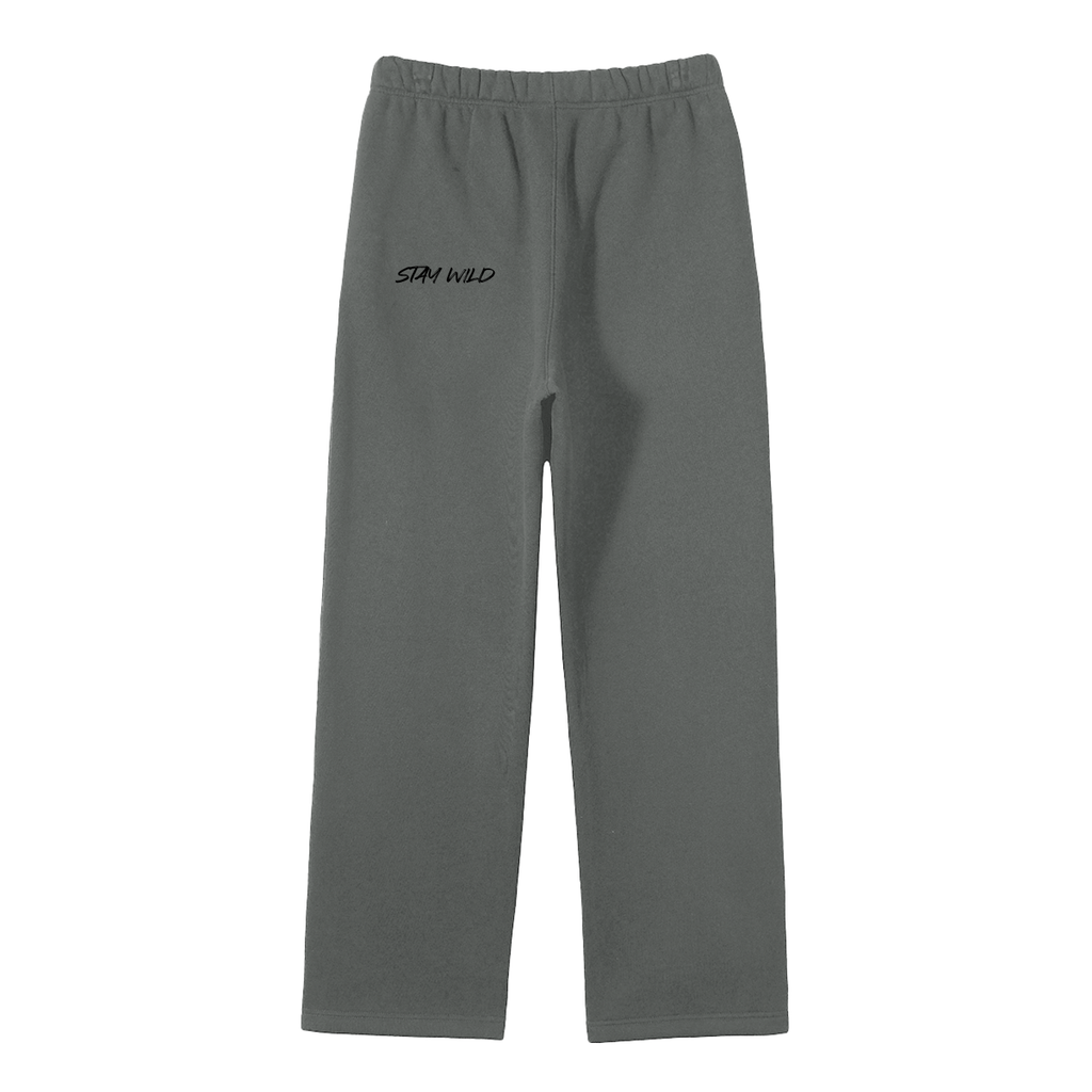 Mountain Top Unisex Solid Color Fleece Straight Leg Pants