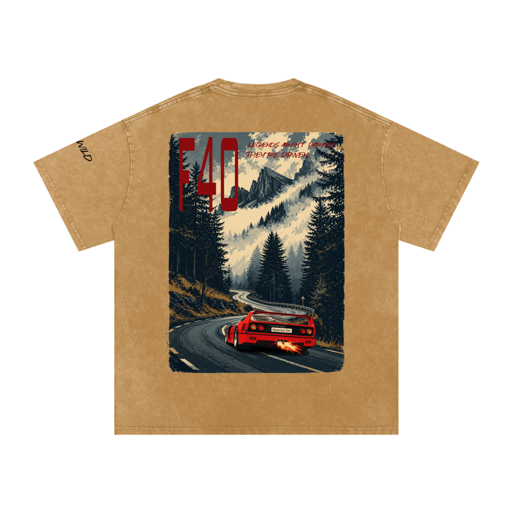 Ferrari F40 Mountain Top Cotton T-Shirt