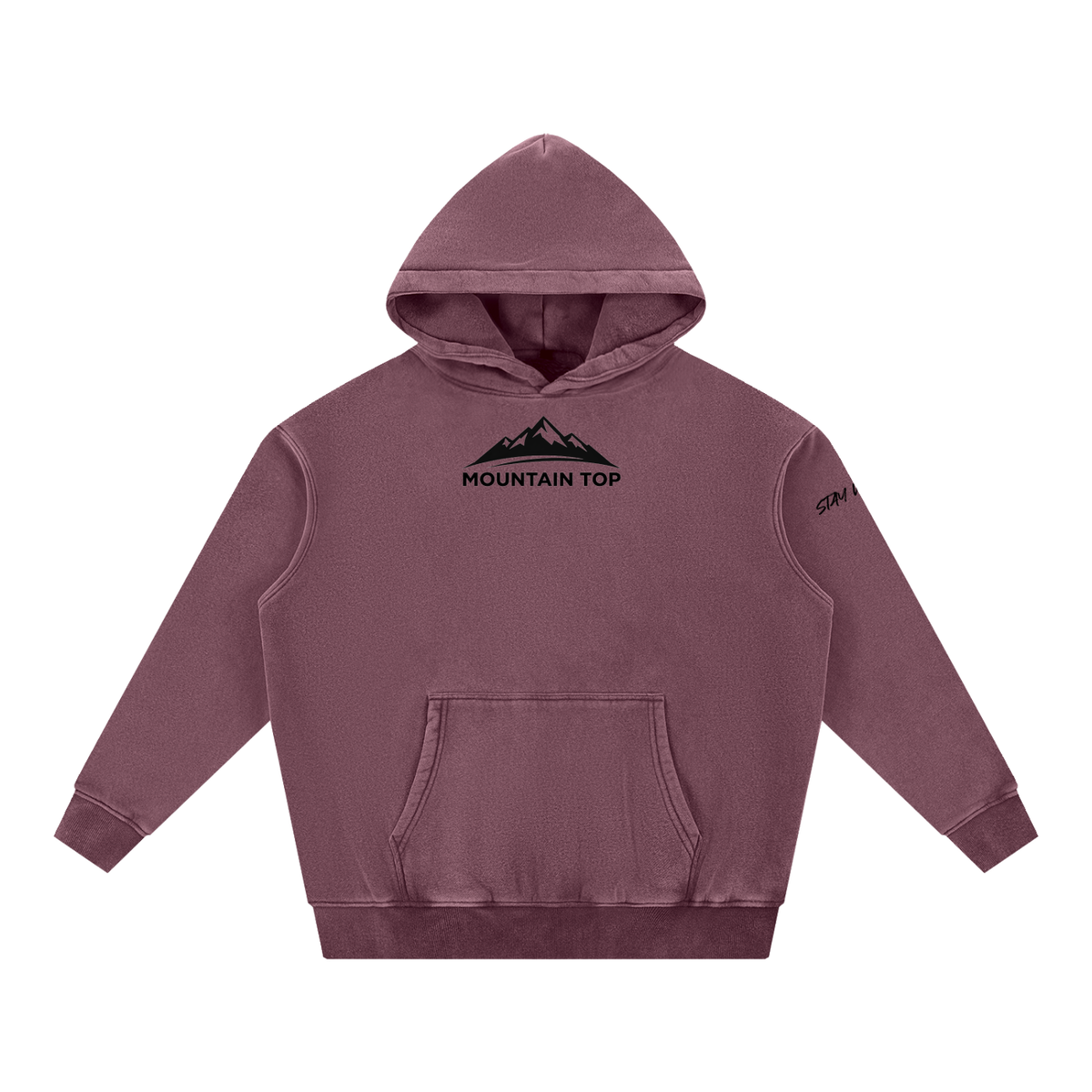 McLaren P1 Mountain Top Snow Wash Fleece Oversize Hoodie