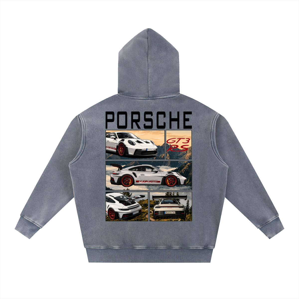 Porsche GT3 RS Mountain Top Oversize Hoodie