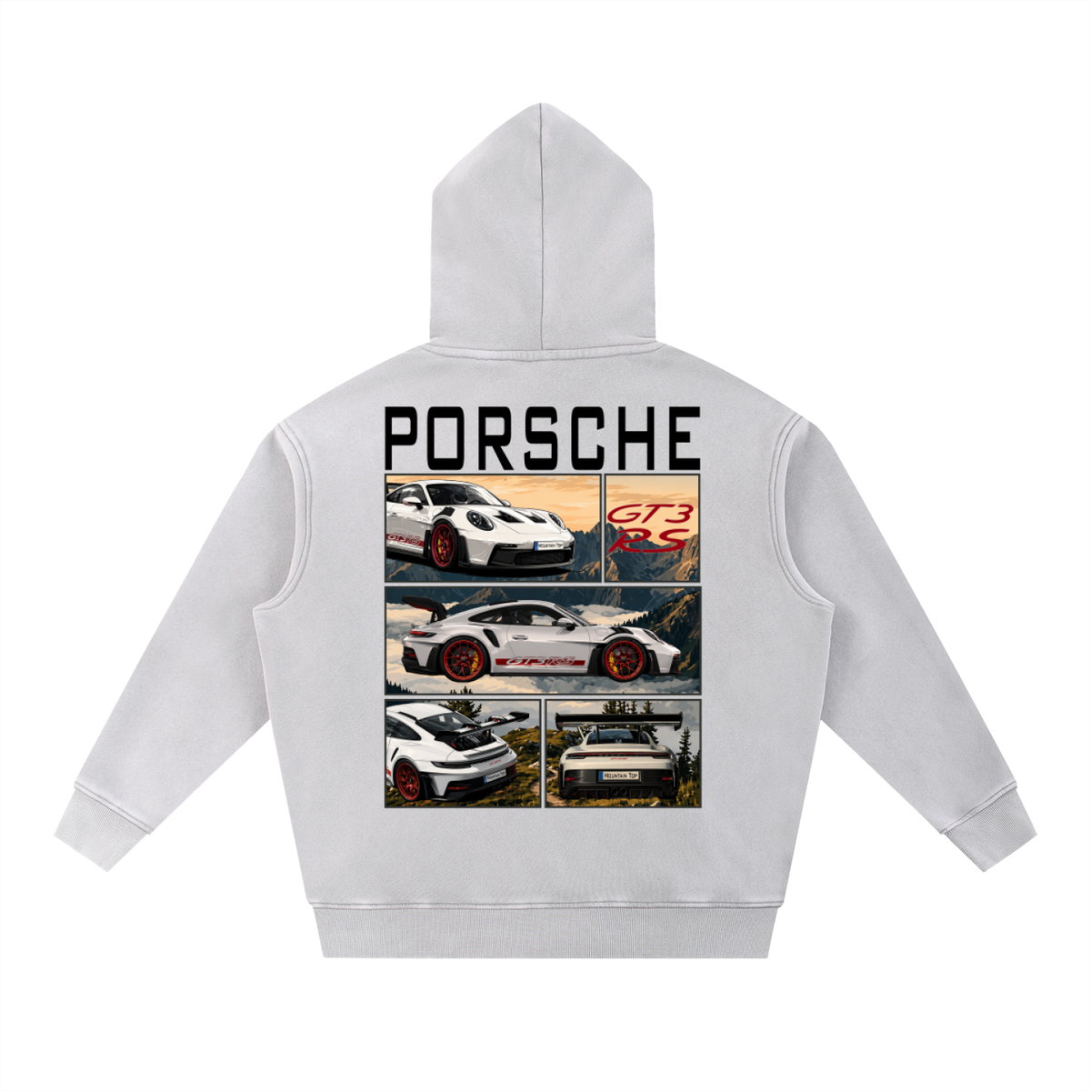 Porsche GT3 RS Mountain Top Oversize Hoodie