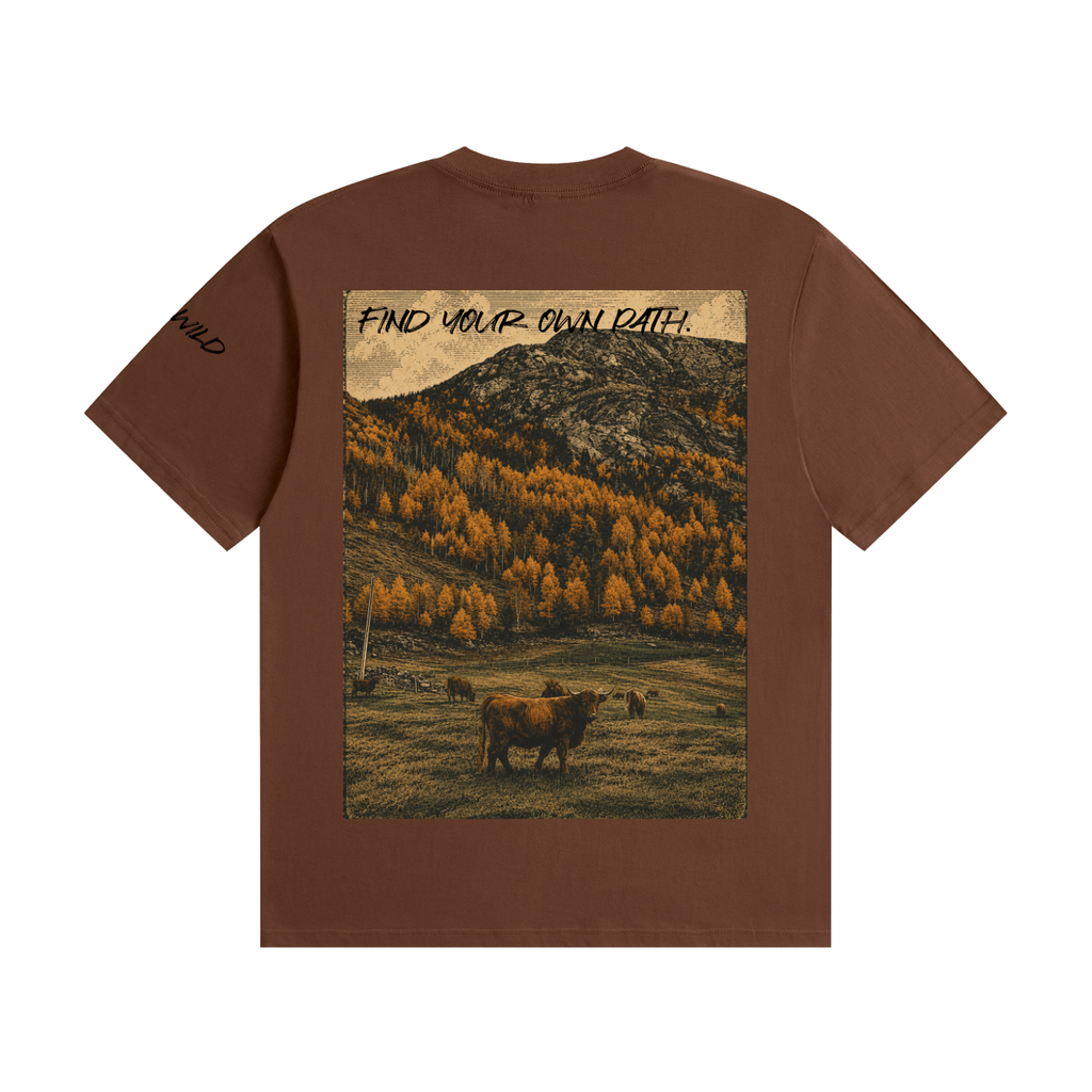 Cow Graphic Unisex Seamless Cotton T-Shirt
