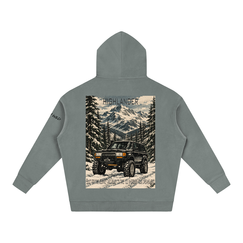 Toyota Highlander Mountain Top Oversize Fleeced Hoodie