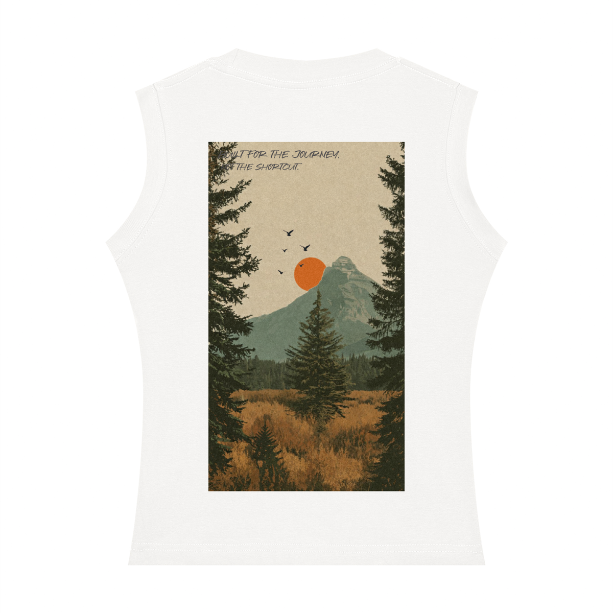 Mountian Top Women's Crewneck Tank Top