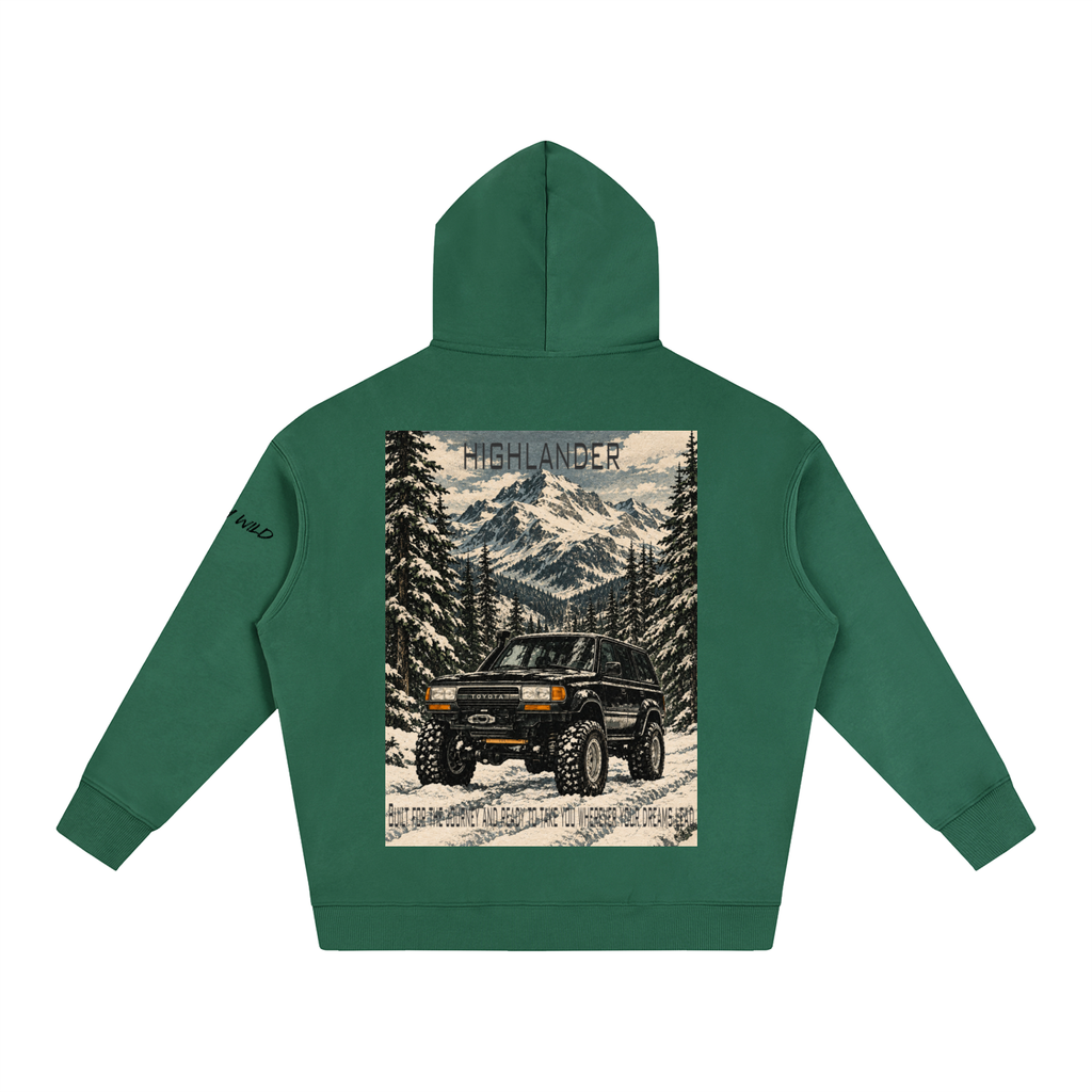 Toyota Highlander Mountain Top Oversize Fleeced Hoodie