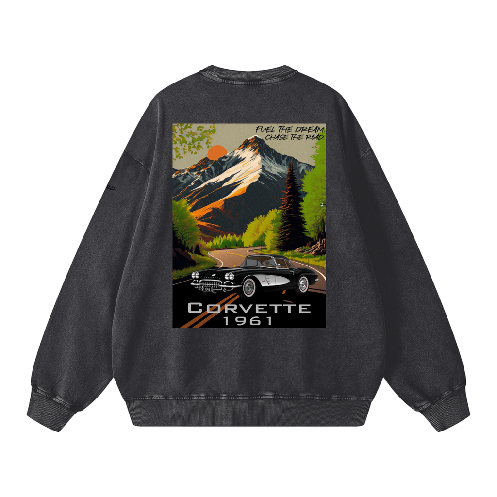 1961 Corvette Mountain Top Oversized Sweatshirt