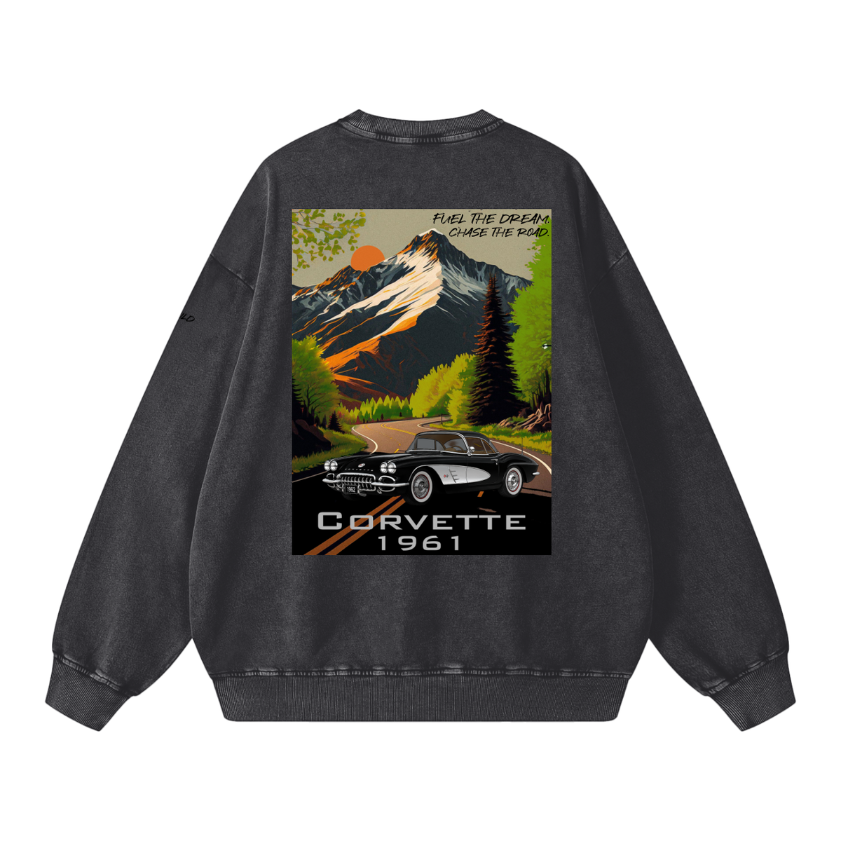 1961 Corvette Mountain Top Oversized Sweatshirt