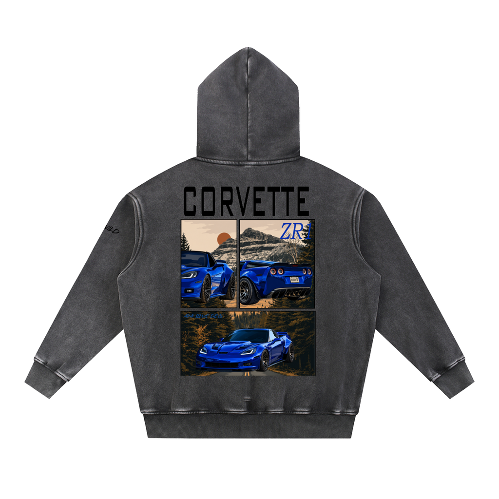 C6 Corvette ZR1 Mountain Top Oversize Hoodie