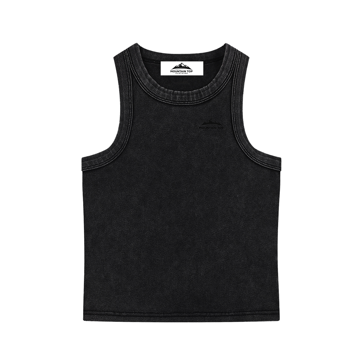 Mountain Top Woman's Snow Washed Tank Top