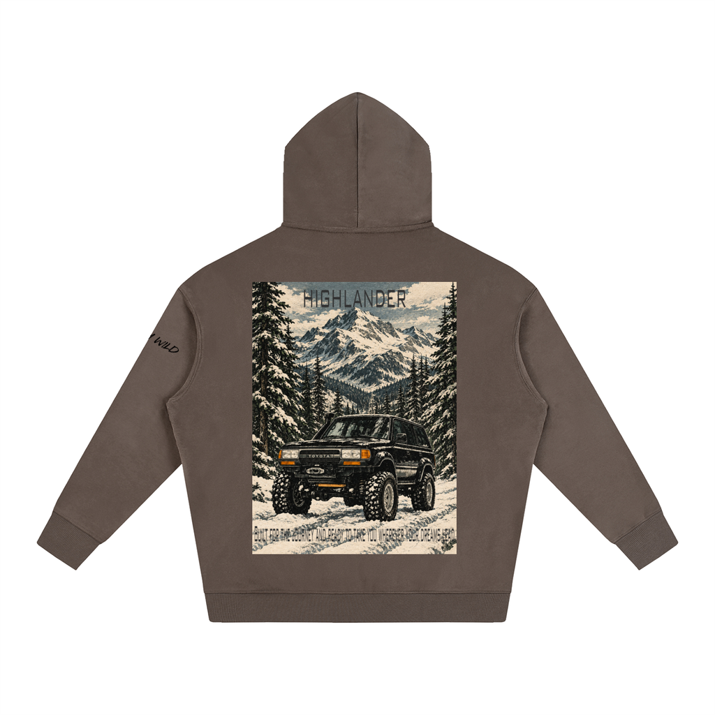 Toyota Highlander Mountain Top Oversize Fleeced Hoodie