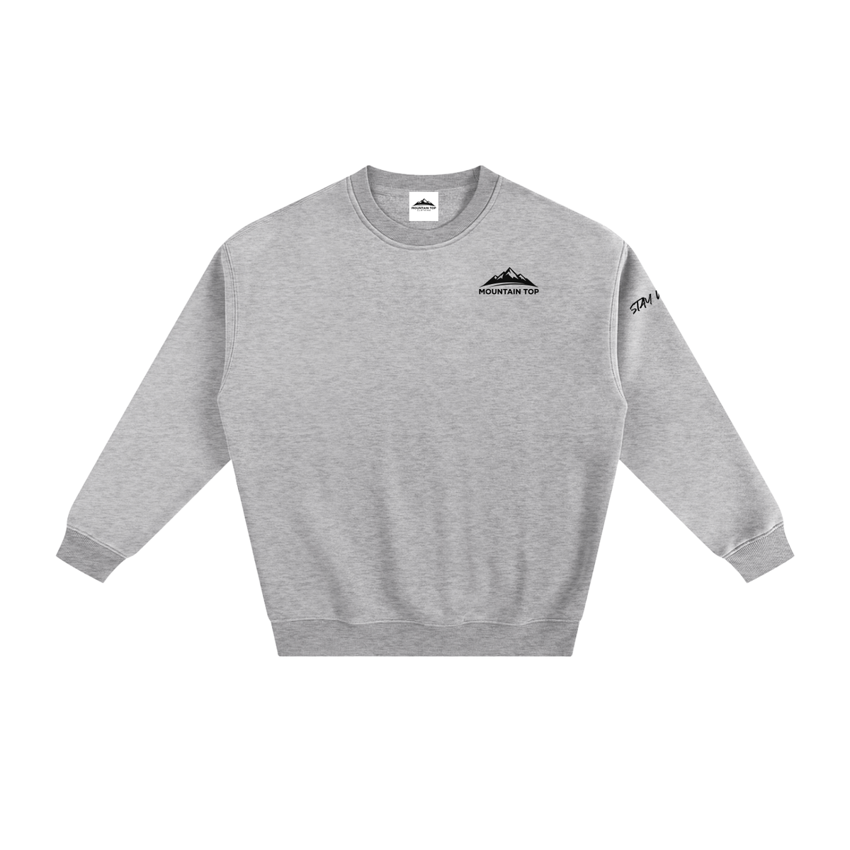 Bear Graphic Fleeced Sweatshirt