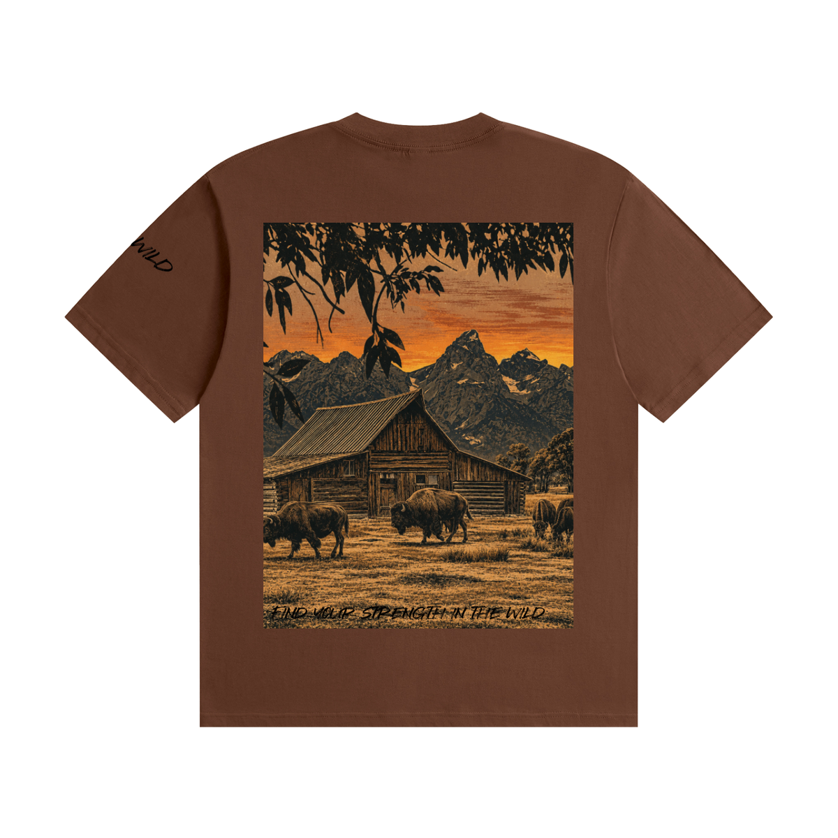 Buffalo Graphic Cotton T-Shirt