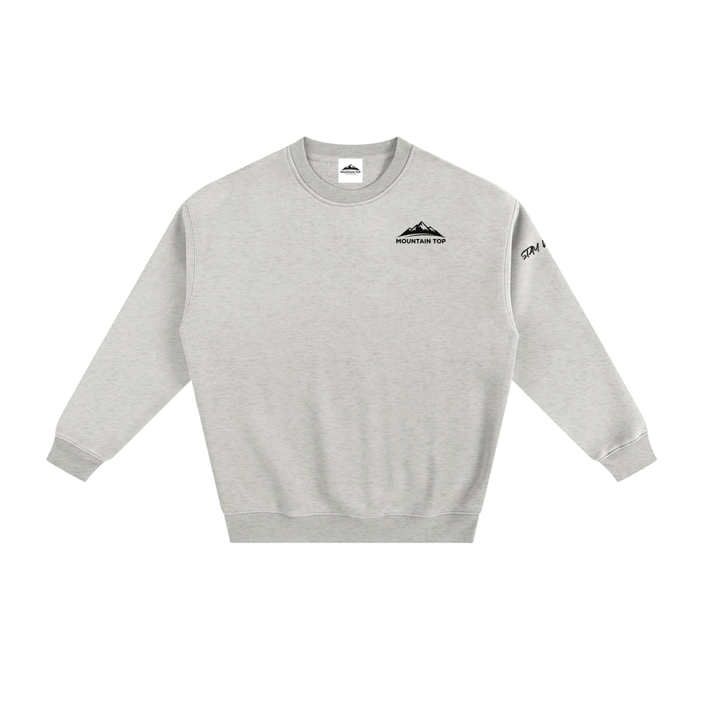 Bear Graphic Fleeced Sweatshirt