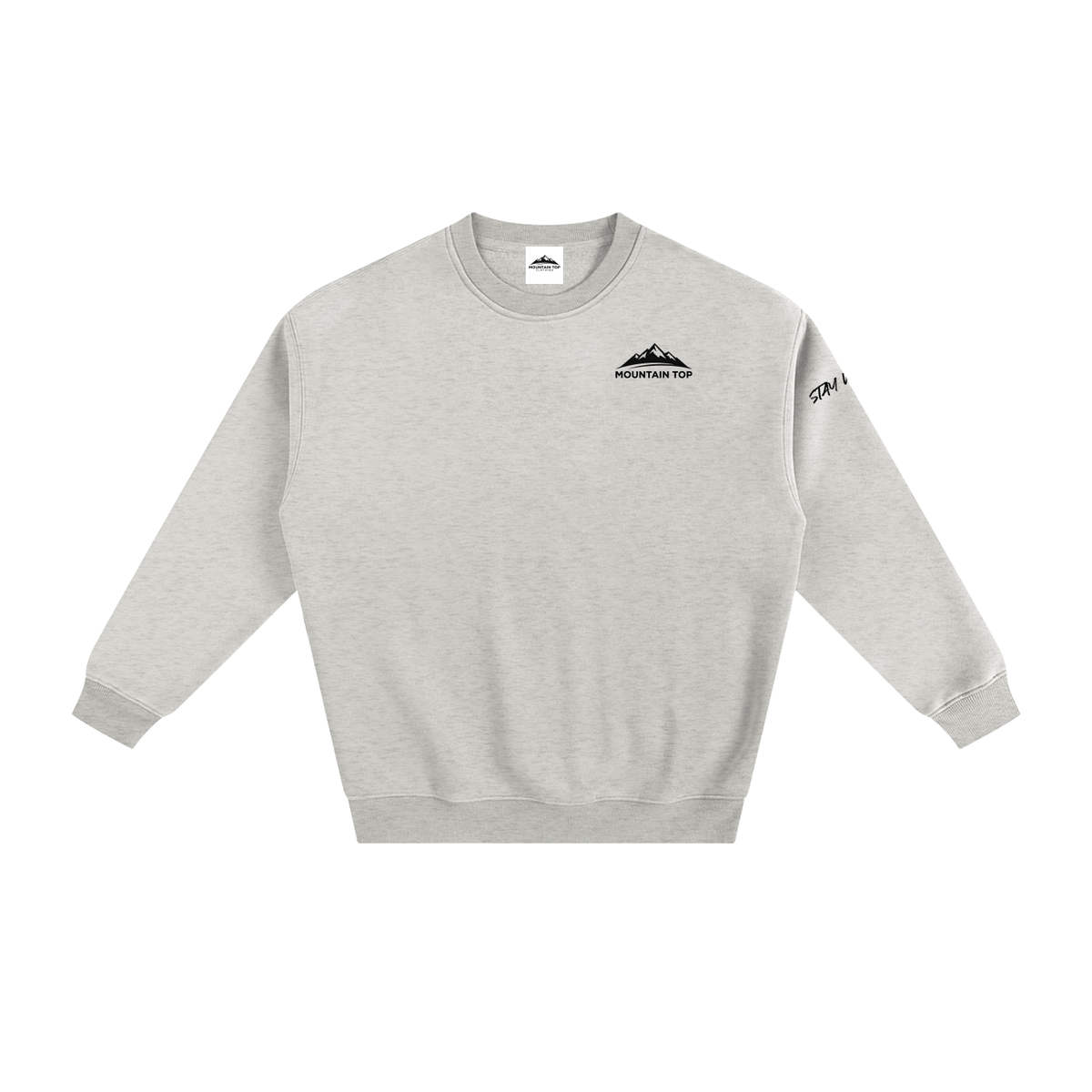 Bear Graphic Fleeced Sweatshirt