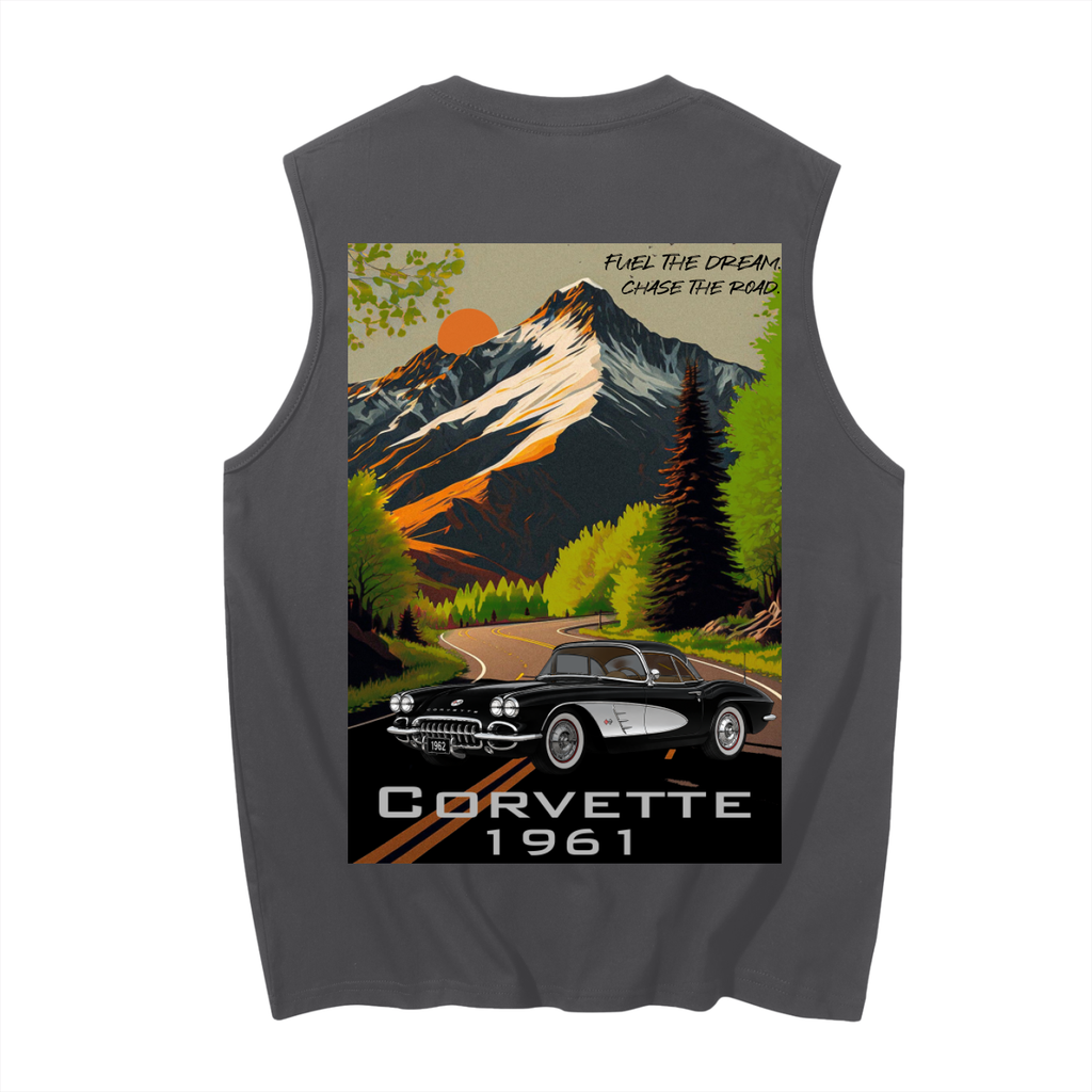 1961 Corvette Mountain Top Men's Cotton Tank Top