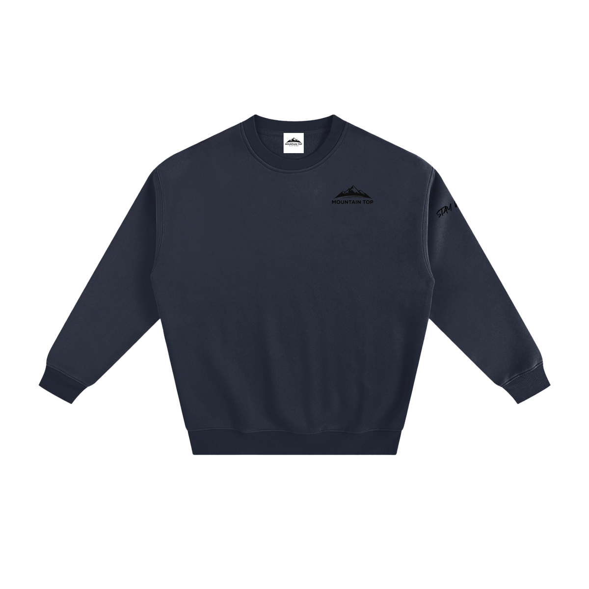 Bear Graphic Fleeced Sweatshirt