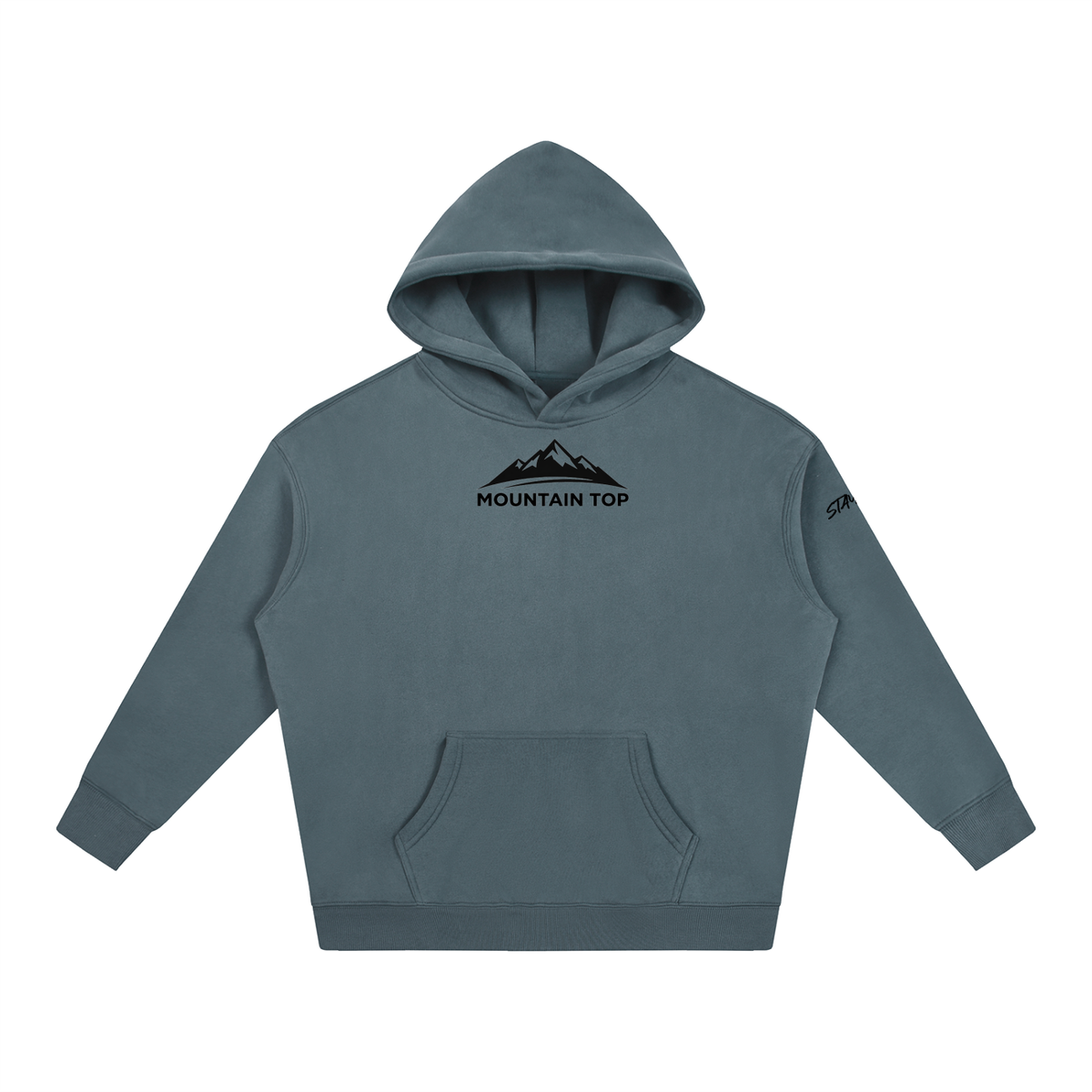 Jeep Cherokee Mountain Top Oversize Fleeced Hoodie