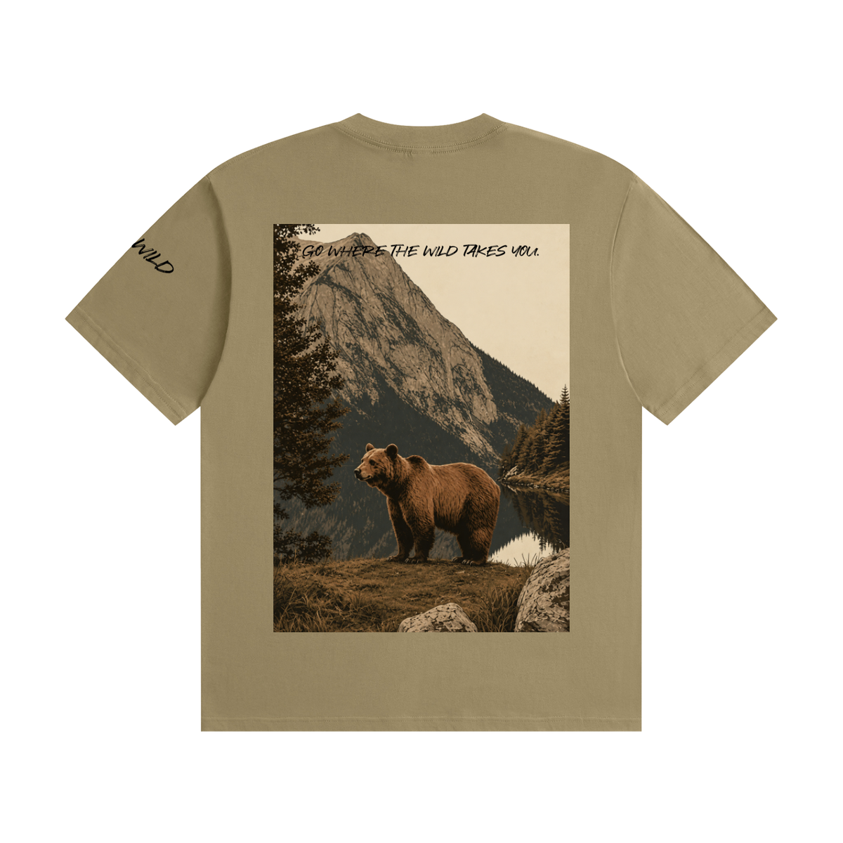 Bear Graphic Cotton T-Shirt