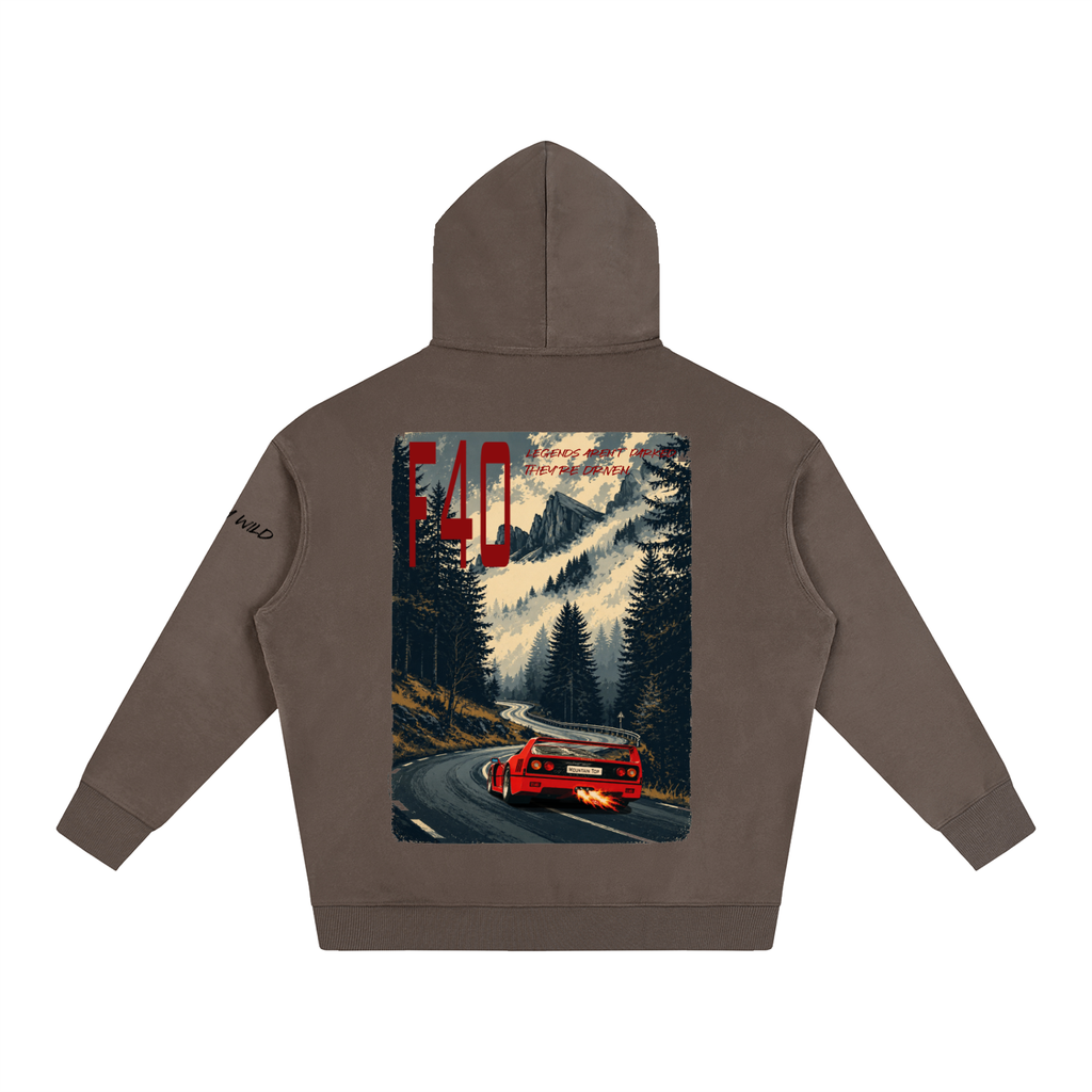 Ferrari F40 Mountain Top Fleeced Hoodie