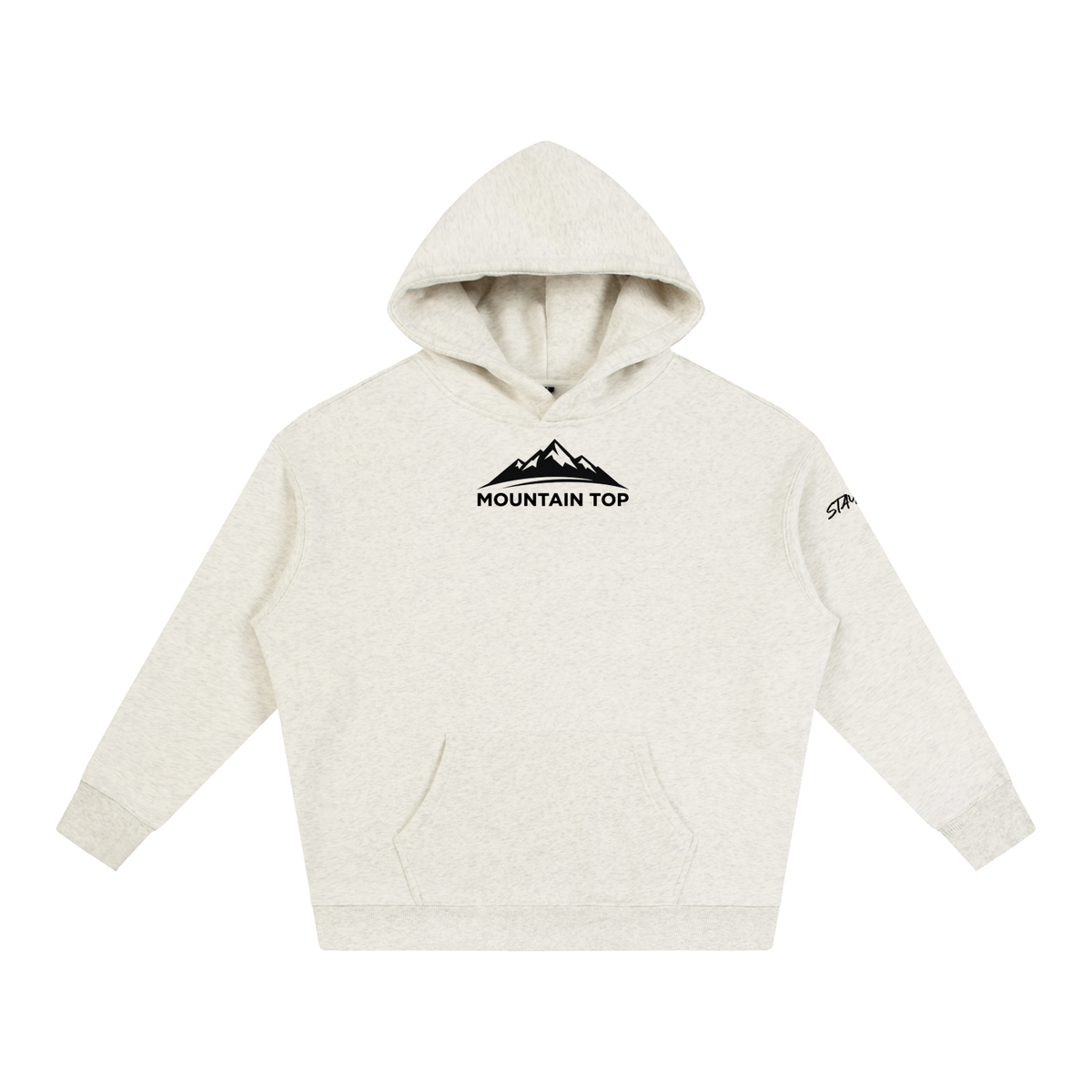 Horse Graphic Oversize Fleeced Hoodie