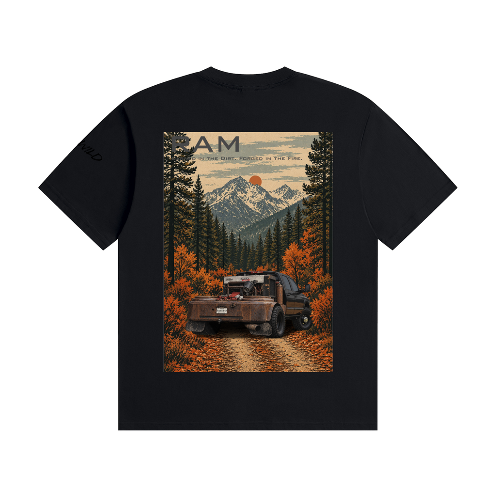 RAM 3500 Welding Truck Mountain Top Unisex Seamless Cotton T-Shirt