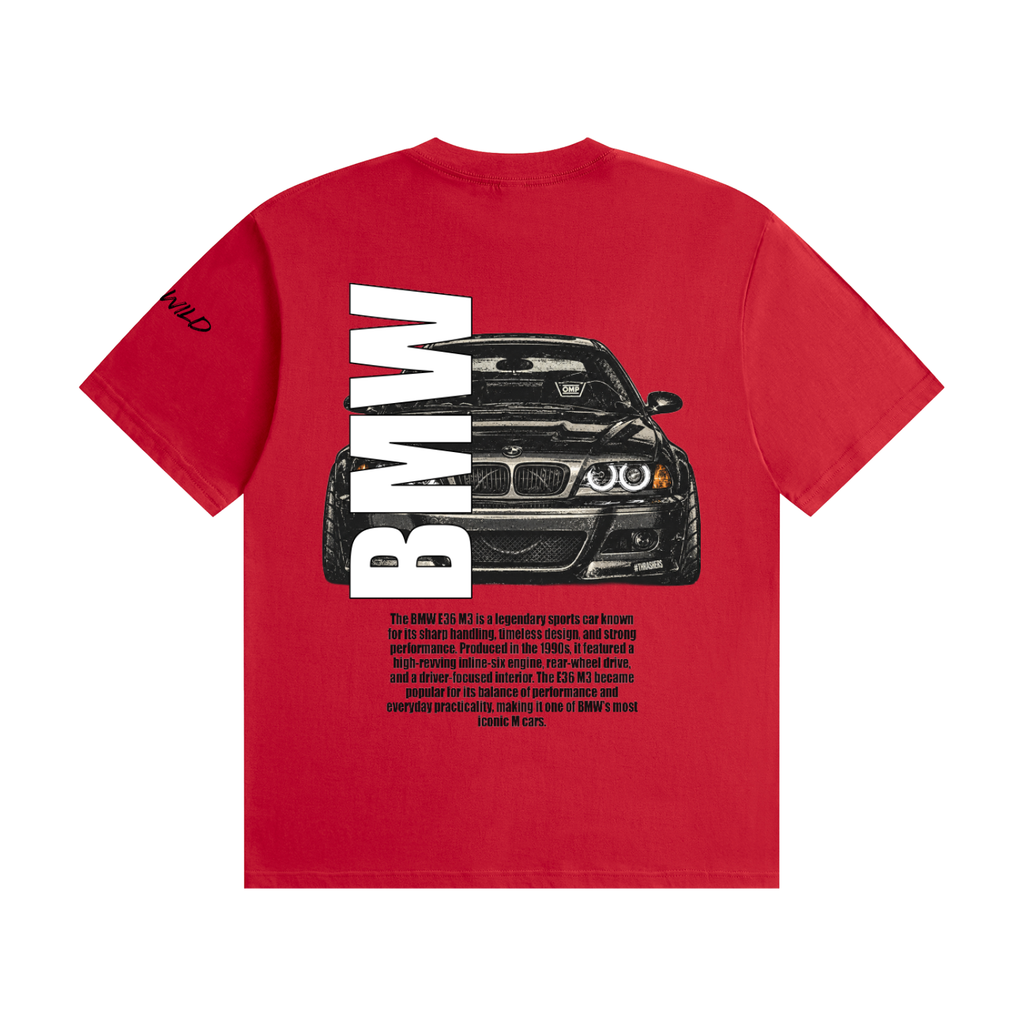 BMW E46 Mountain Top Unisex Seamless Cotton T-Shirt
